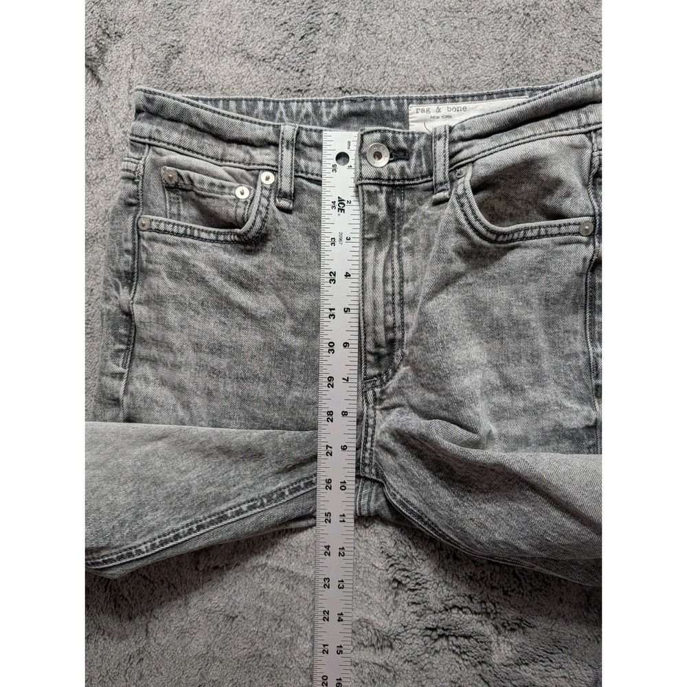 Rag & Bone Nina High Rise Ankle Flare Jeans Women's Size 24 Gray - Picture 7 of 13